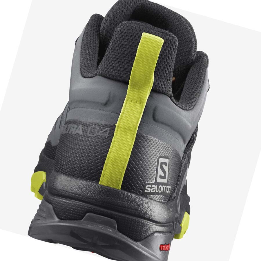 Salomon X ULTRA 4 GORE-TEX Erkek Yürüyüş Ayakkabısı Gümüş | TR 3589MQZ